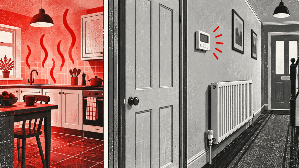 Can closing a kitchen door make the hallway thermostat run longer? — Incredaboil guide