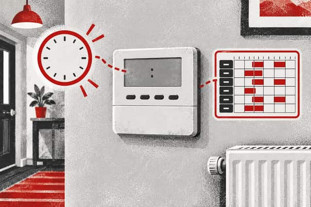 Why does a heating programmer lose only the clock but keep its schedule? — Incredaboil guide
