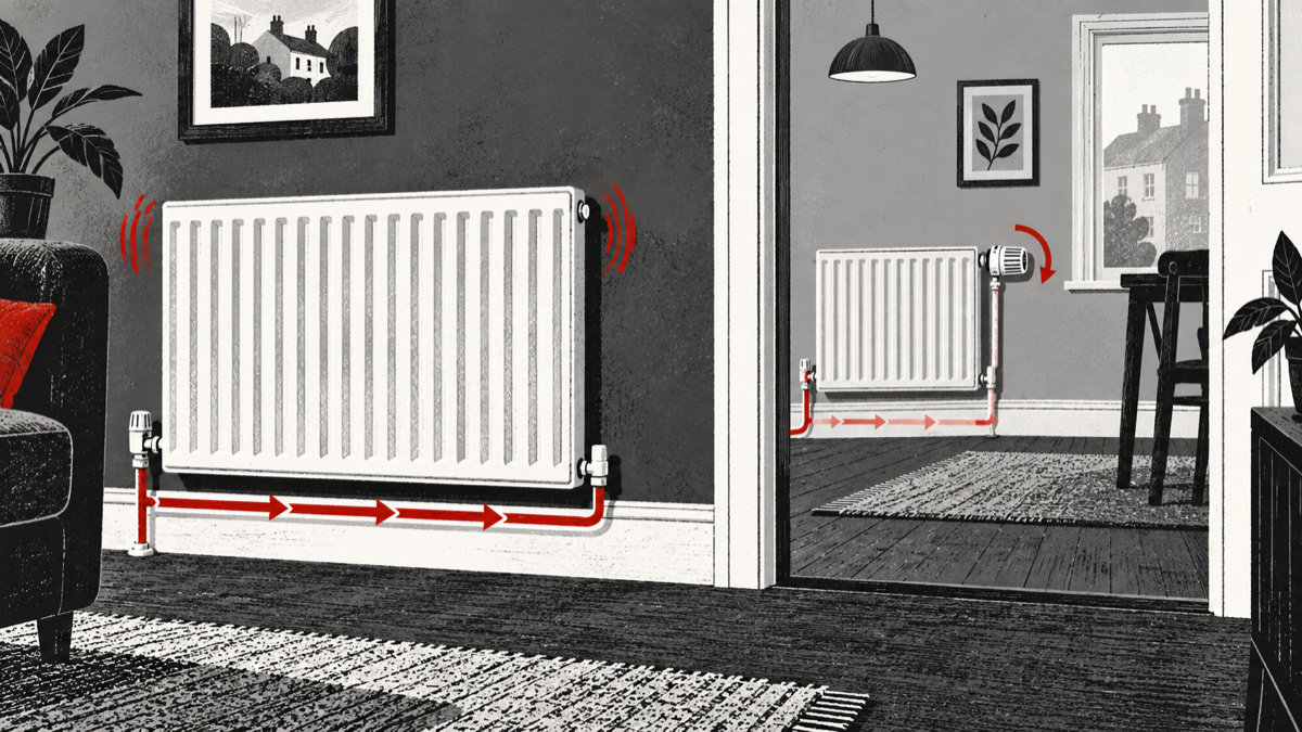Why does one radiator vibrate when another valve closes? — Incredaboil guide