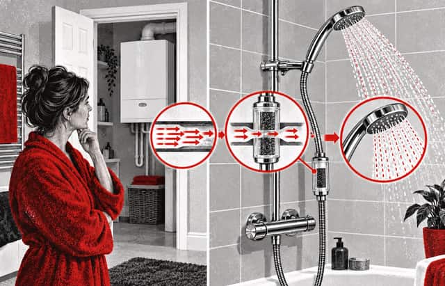 Can a shower filter change how a combi boiler delivers hot water? — Incredaboil guide