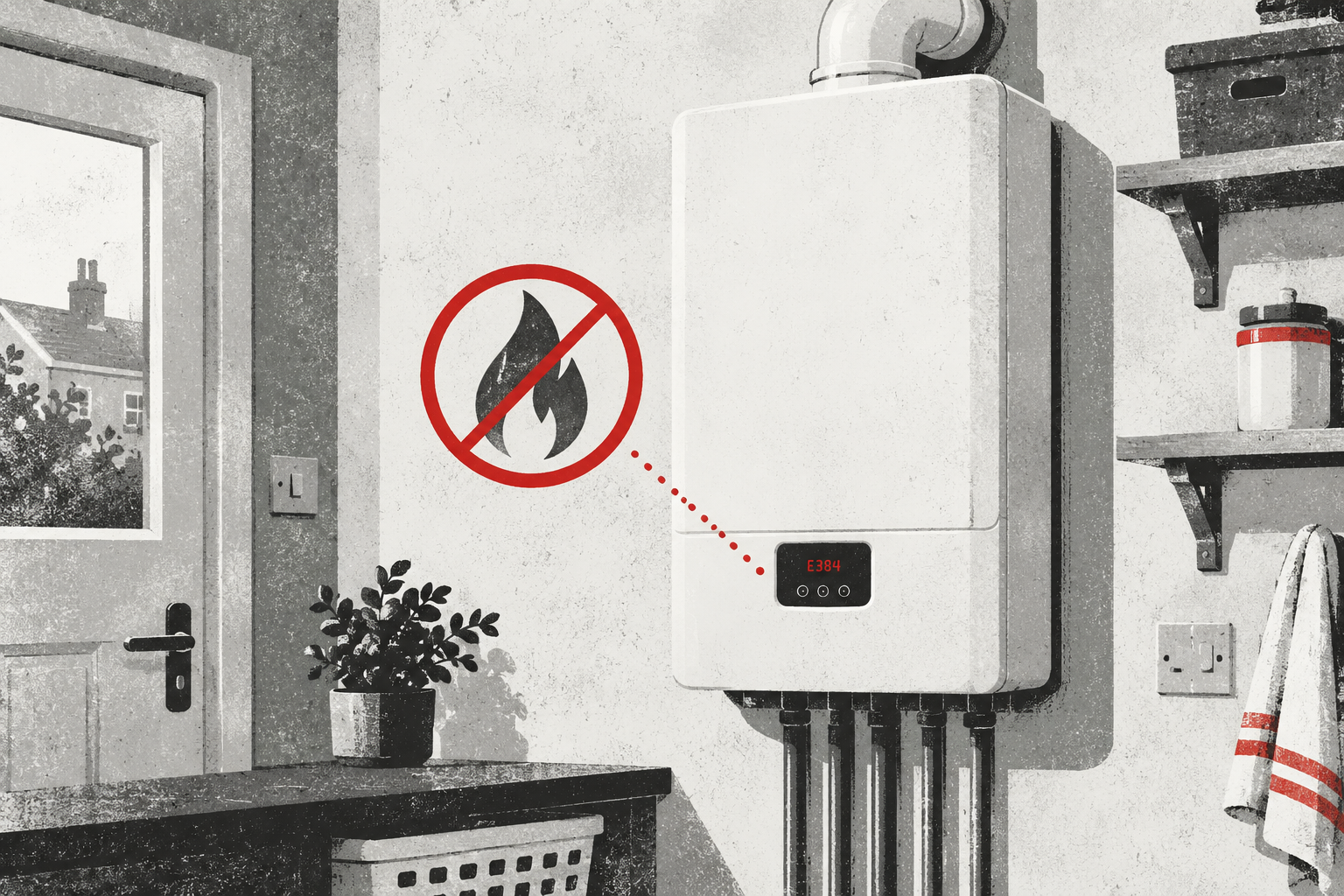 Main Eco Compact E384 / 164 fault code: false flame — Incredaboil guide