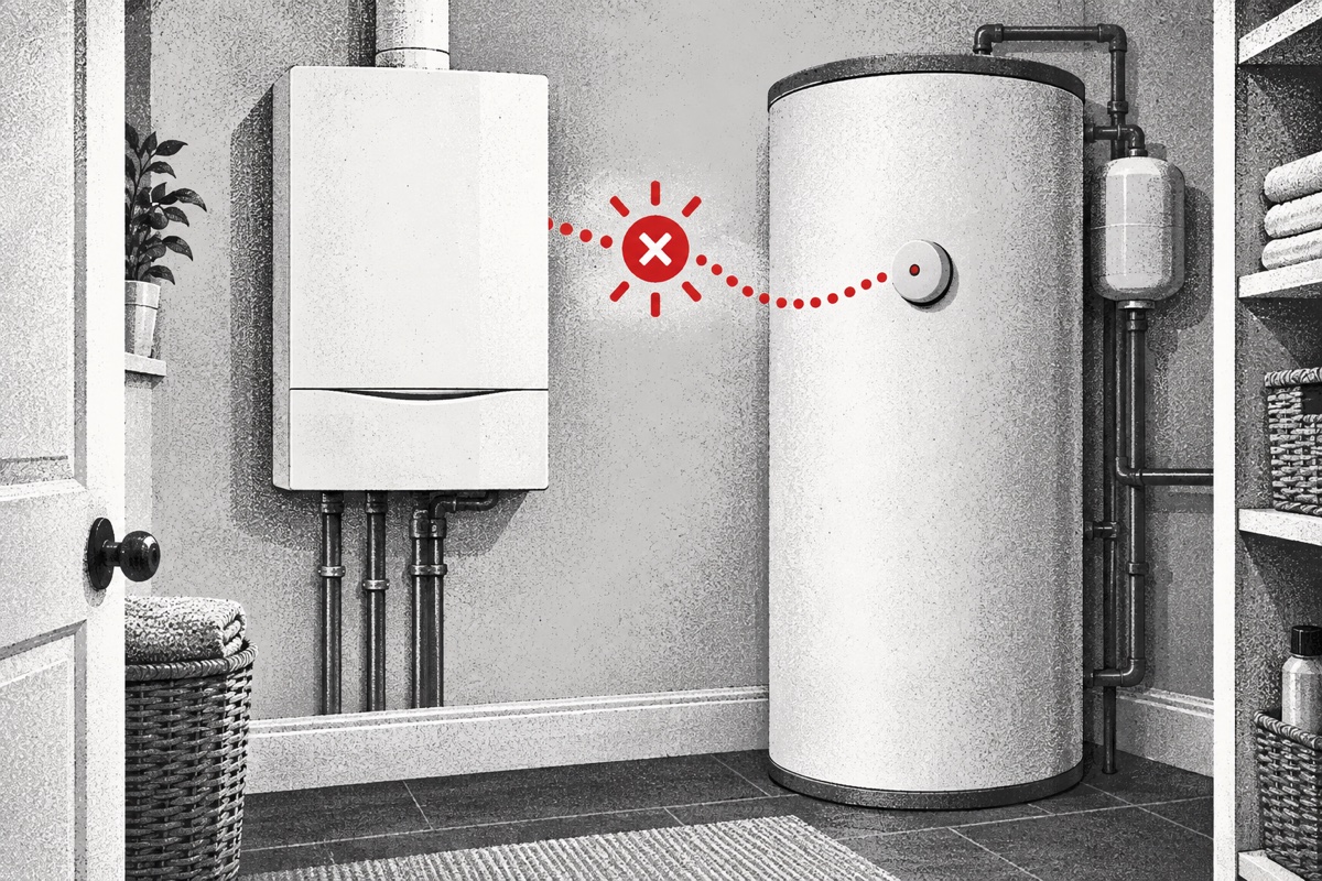 Baxi 600 System 2 E.00.17 fault code: hot-water tank temperature sensor short circuit — Incredaboil guide