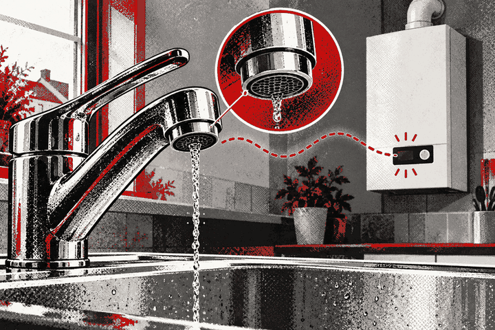 Can a tap aerator make a combi boiler fail to detect hot-water demand? — Incredaboil guide