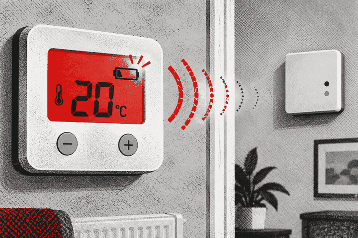 Can a thermostat display stay on with batteries too weak to transmit? — Incredaboil guide