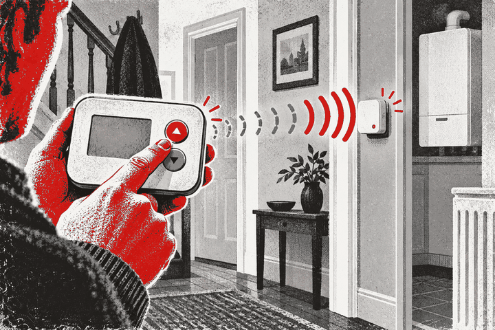 Why does a wireless thermostat reconnect after a manual temperature change? — Incredaboil guide